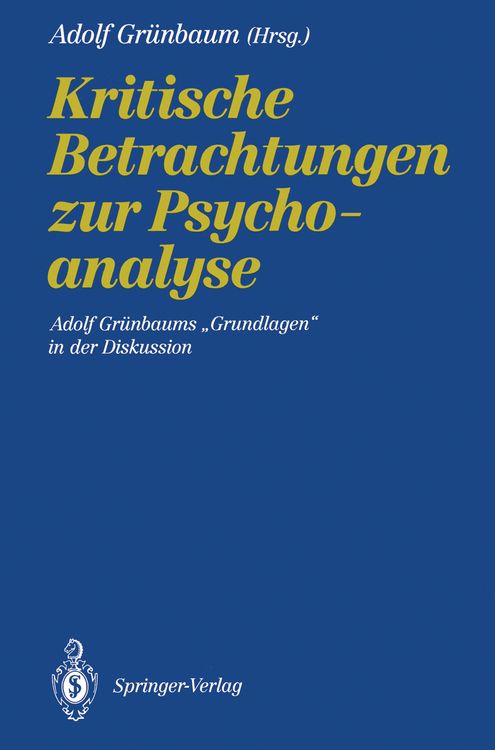 Produktbild: Kritische Betrachtungen zur Psychoanalyse