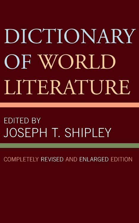 Produktbild: Dictionary of World Literature