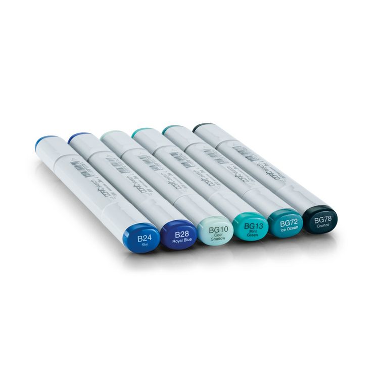 Produktbild: Copic Pinselmarker Set Sketch Sea & Sky sea & sky 6 St&uuml;ck