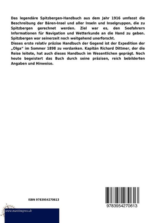 Produktbild: Spitzbergen-Handbuch