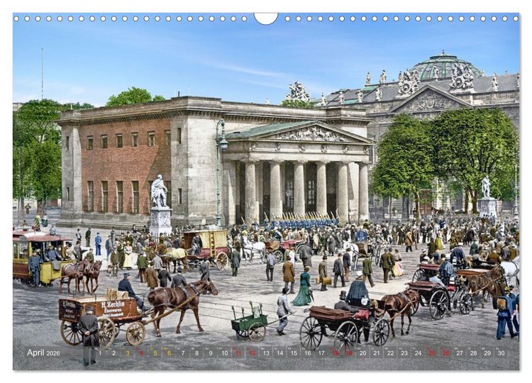 Produktbild: Berlin zur Kaiserzeit &ndash; Fotos neu restauriert und detailkoloriert (Wandkalender 2026 DIN A3 quer), CALVENDO Monatskalender