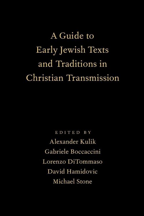 Produktbild: Guide to Early Jewish Texts and Traditions in Christian Transmission