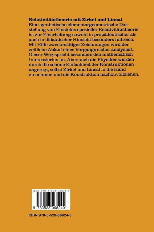 Produktbild: Relativit&auml;tstheorie mit Zirkel und Lineal