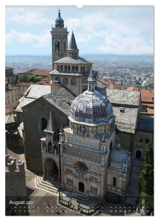 Produktbild: Bergamo (Wandkalender 2027 DIN A2 hoch), CALVENDO Monatskalender