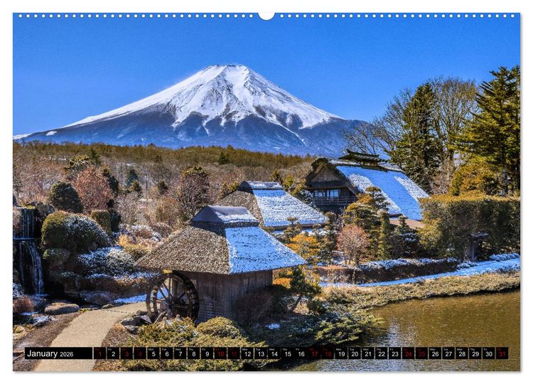 Produktbild: Japan - between tradition and modernity (High Quality Premium Wall Calendar 2026 DIN A2 landscape),CALVENDO 12 Month Wall Calendar