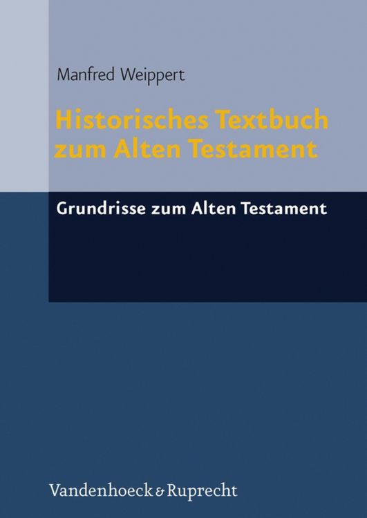 Produktbild: Historisches Textbuch zum Alten Testament