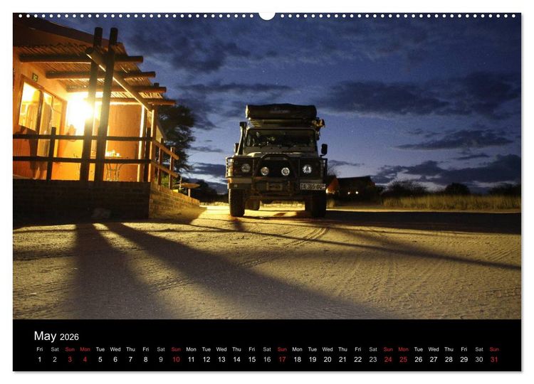 Produktbild: Off-road adventures in Africa (High Quality Premium Wall Calendar 2026 DIN A2 landscape),CALVENDO 12 Month Wall Calendar