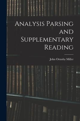 Produktbild: Analysis Parsing and Supplementary Reading