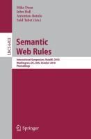 Produktbild: Semantic Web Rules