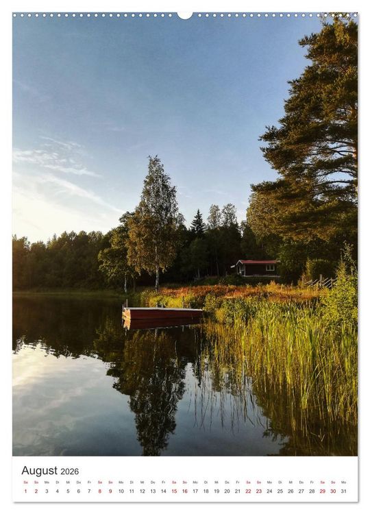 Produktbild: Schweden - Das wundersch&ouml;ne Land in Skandinavien. (Wandkalender 2026 DIN A2 hoch), CALVENDO Monatskalender