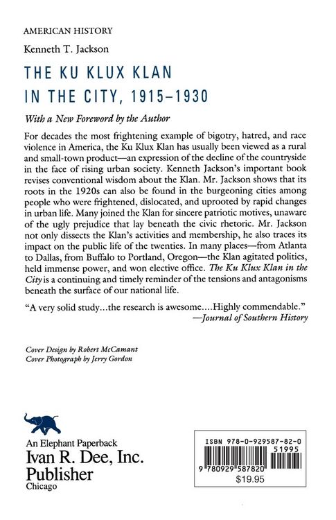 Produktbild: Ku Klux Klan in the City, 1915-1930