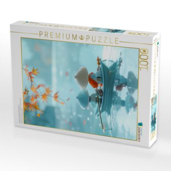 Produktbild: CALVENDO Puzzle Japanisch inspirierte Illustrationen | 1000 Teile Lege-Gr&ouml;&szlig;e 64x48cm Foto-Puzzle f&uuml;r gl&uuml;ckliche Stunden