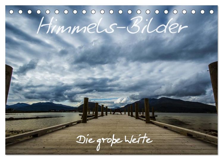Produktbild: Himmels-Bilder - Die gro&szlig;e Weite (Tischkalender 2026 DIN A5 quer), CALVENDO Monatskalender
