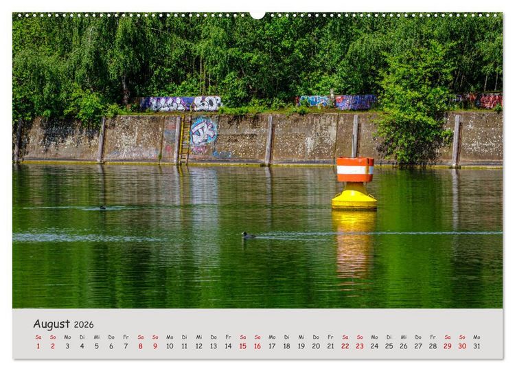 Produktbild: Herne: Stadt an Emscher und Kanal (Wandkalender 2026 DIN A2 quer), CALVENDO Monatskalender