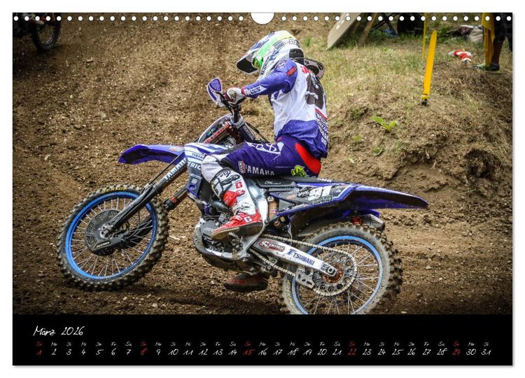 Produktbild: Motocross Racing 2026 (Wandkalender 2026 DIN A3 quer), CALVENDO Monatskalender