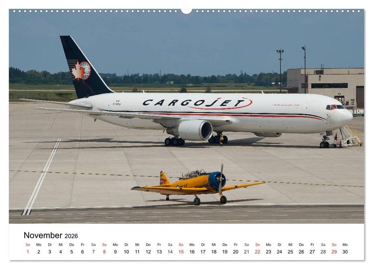 Produktbild: Die sch&ouml;nsten Airliner (Wandkalender 2026 DIN A2 quer), CALVENDO Monatskalender