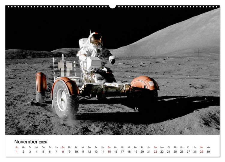 Produktbild: Abenteuer im Weltraum (hochwertiger Premium Wandkalender 2026 DIN A2 quer), Kunstdruck in Hochglanz