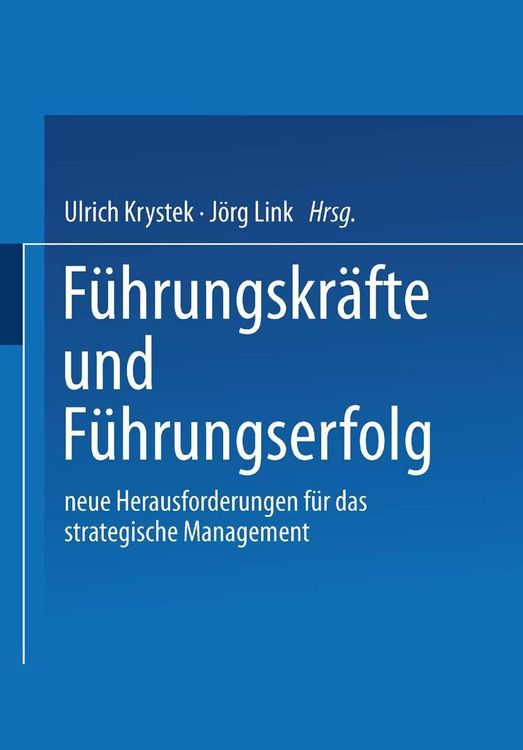 Produktbild: F&uuml;hrungskr&auml;fte und F&uuml;hrungserfolg