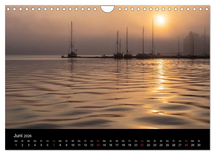 Produktbild: Unterwegs in der Hansestadt Rostock (Wandkalender 2026 DIN A4 quer), CALVENDO Monatskalender