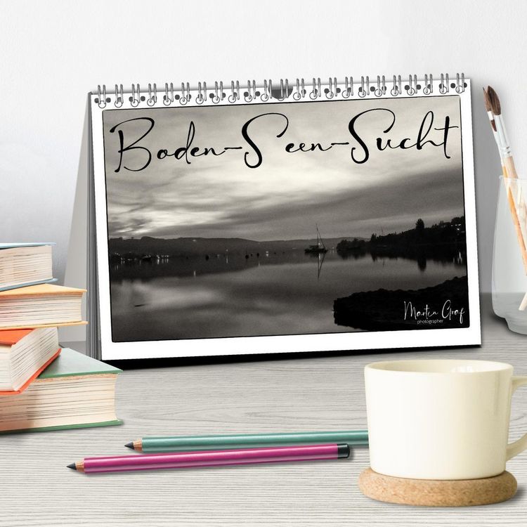 Produktbild: Boden-Seen-Sucht (Tischkalender 2027 DIN A5 quer), CALVENDO Monatskalender