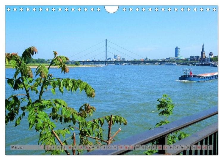 Produktbild: Fl&uuml;sse in Deutschland (Wandkalender 2027 DIN A4 quer), CALVENDO Monatskalender