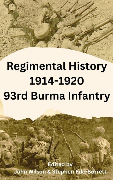 Produktbild: Regimental History 1914-1920 93rd Burma Infantry