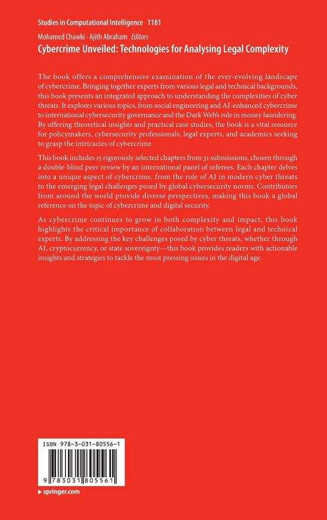 Produktbild: Cybercrime Unveiled: Technologies for Analysing Legal Complexity