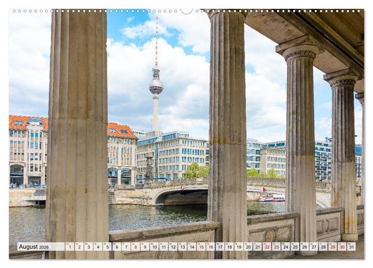 Produktbild: Berlin rund ums Jahr (hochwertiger Premium Wandkalender 2026 DIN A2 quer), Kunstdruck in Hochglanz