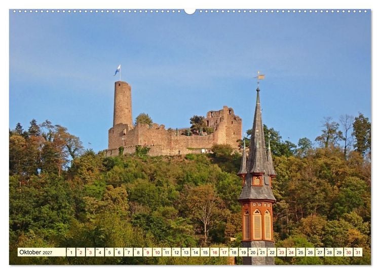 Produktbild: Weinheim im Herzen der Bergstra&szlig;e (Wandkalender 2027 DIN A2 quer), CALVENDO Monatskalender