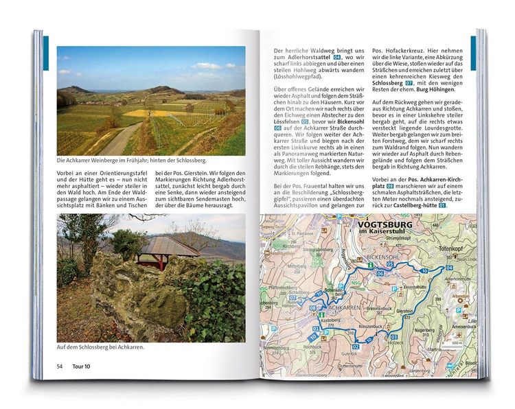 Produktbild: KOMPASS Wanderf&uuml;hrer Schwarzwald S&uuml;d mit Naturpark, Kaiserstuhl und Markgr&auml;flerland, 60 Touren mit Extra-Tourenkarte