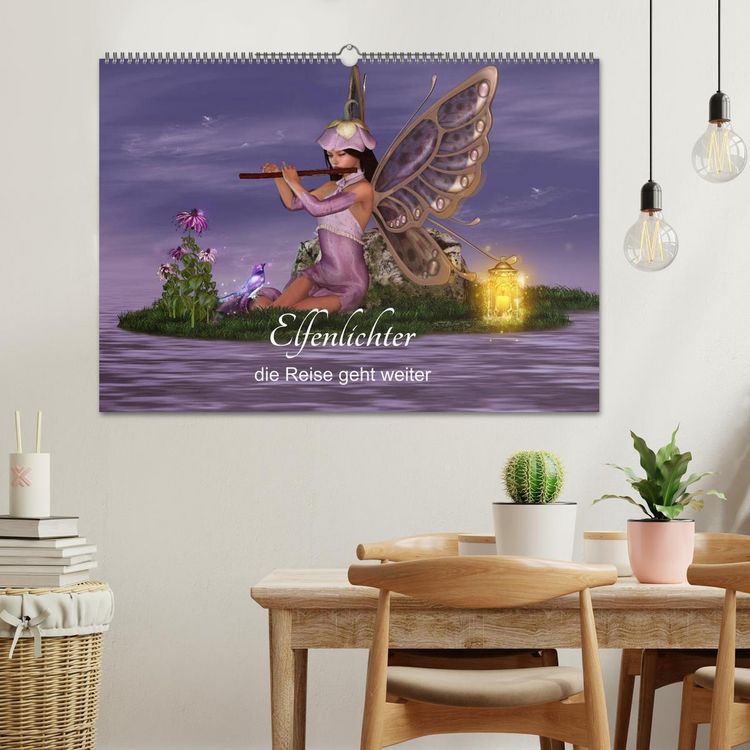 Produktbild: Elfenlichter, die Reise geht weiter (Wandkalender 2026 DIN A2 quer), CALVENDO Monatskalender