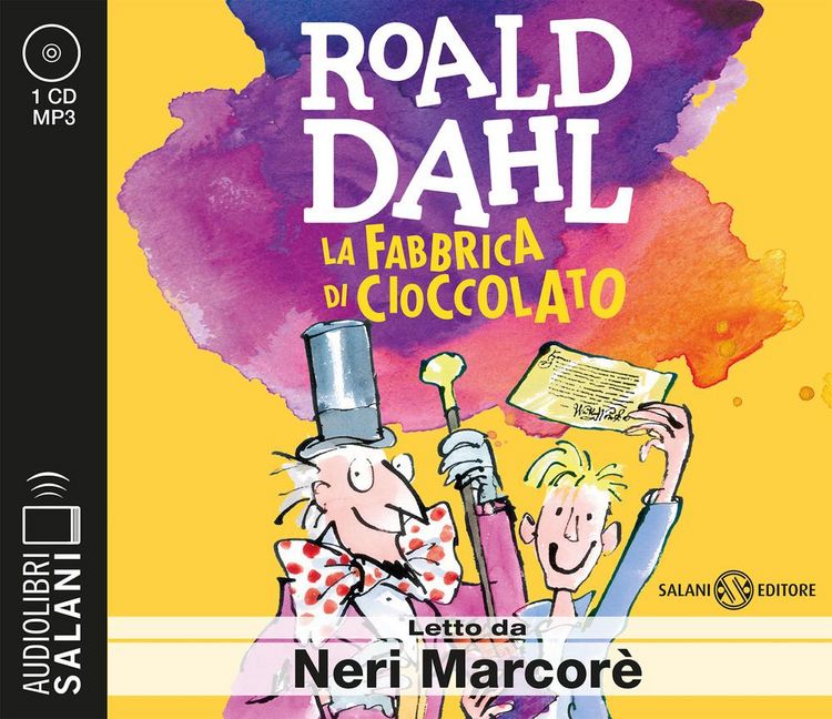 Produktbild: La fabbrica di cioccolato letto da Neri Marcor&egrave;. Audiolibro. CD Audio formato MP3