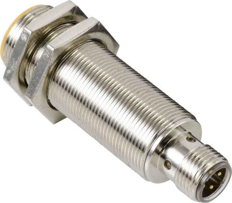 Produktbild: TRU COMPONENTS N&auml;herungsschalter Induktiv TC-9393040 TC-9393040 M18 b&uuml;ndig PNP (&Oslash; x L) 18 mm x 52.7 mm