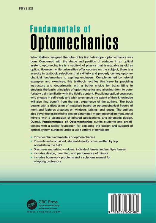 Produktbild: Fundamentals of Optomechanics