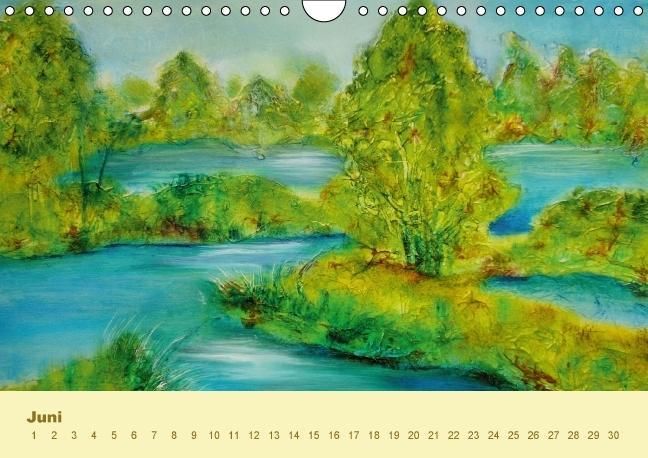 Produktbild: Geburtstagskalender Faszination Malerei - mit immerw&auml;hrendem Kalender (Wandkalender immerw&auml;hrend DIN A4 quer)