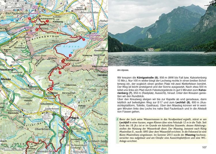 Produktbild: ROTHER Wanderf&uuml;hrer Lechweg