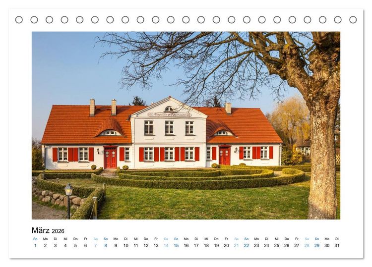 Produktbild: Fischland - Dar&szlig; - Zingst: Zwischen Meer und Bodden (Tischkalender 2026 DIN A5 quer), CALVENDO Monatskalender