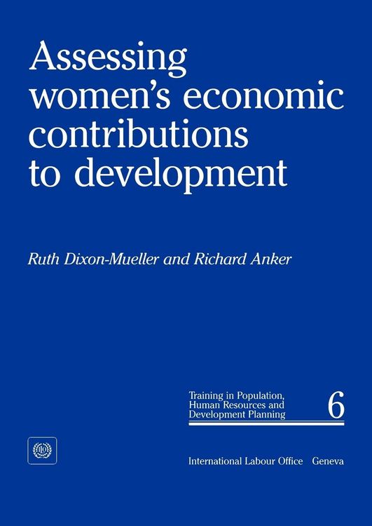 Produktbild: Assessing women's economic contributions to development (PHD 6)