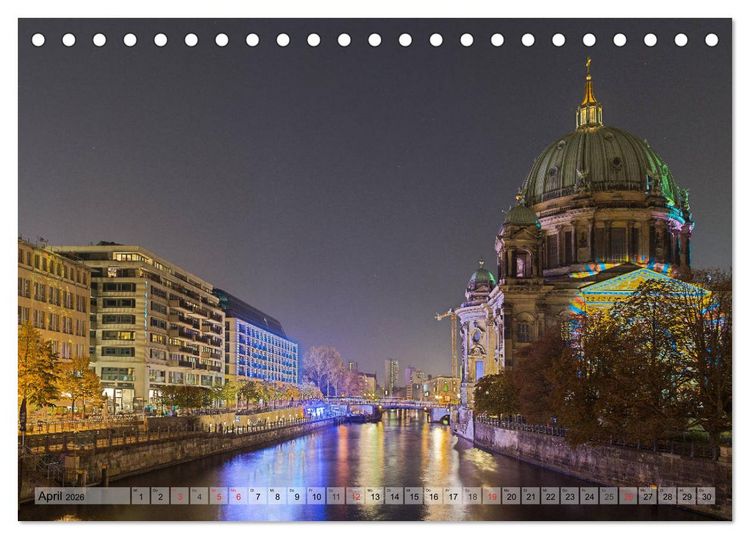 Produktbild: Berlin - fotografiert von Michael Allmaier (Tischkalender 2026 DIN A5 quer), CALVENDO Monatskalender