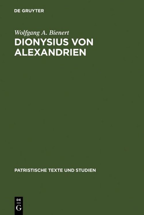 Produktbild: Dionysius von Alexandrien