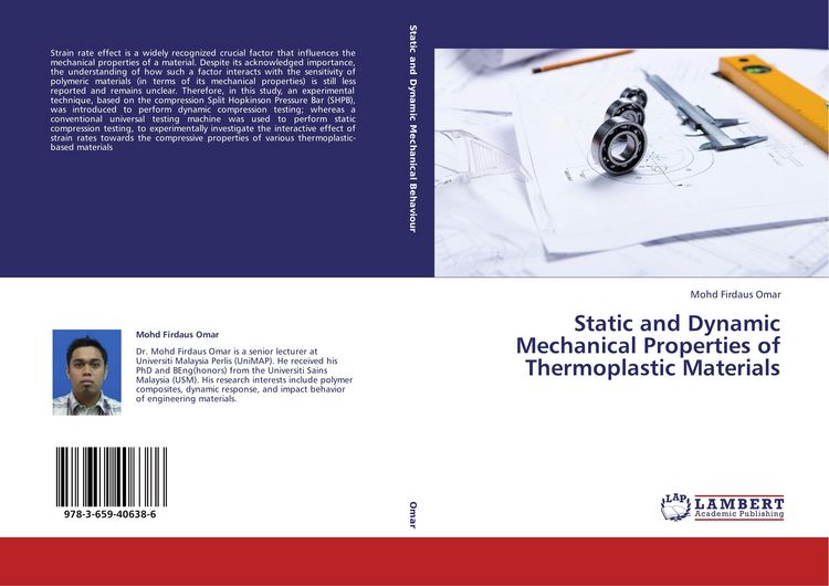 Produktbild: Static and Dynamic Mechanical Properties of Thermoplastic Materials