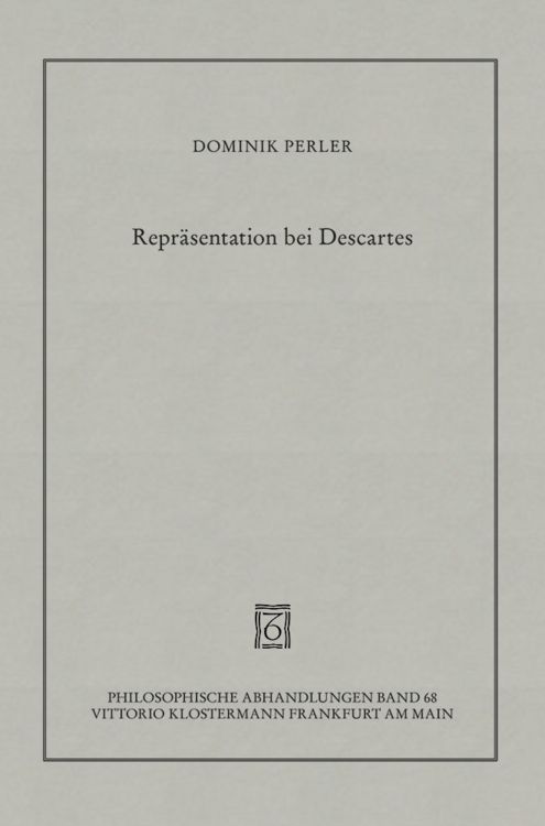 Produktbild: Repr&auml;sentation bei Descartes