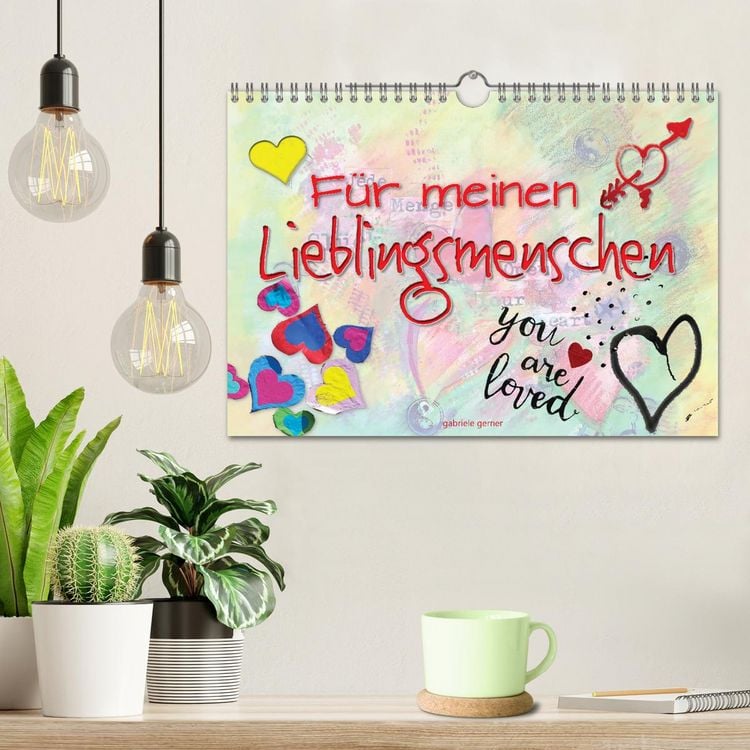 Produktbild: F&uuml;r meinen Lieblingsmenschen (Wandkalender 2026 DIN A4 quer), CALVENDO Monatskalender