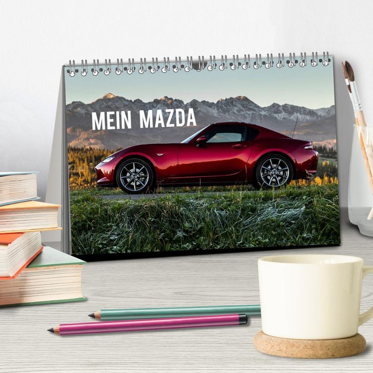 Produktbild: Mein Mazda (Tischkalender 2026 DIN A5 quer), CALVENDO Monatskalender