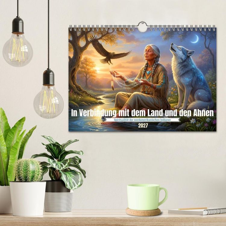 Produktbild: In Verbindung mit dem Land und den Ahnen (Wandkalender 2027 DIN A4 quer), CALVENDO Monatskalender
