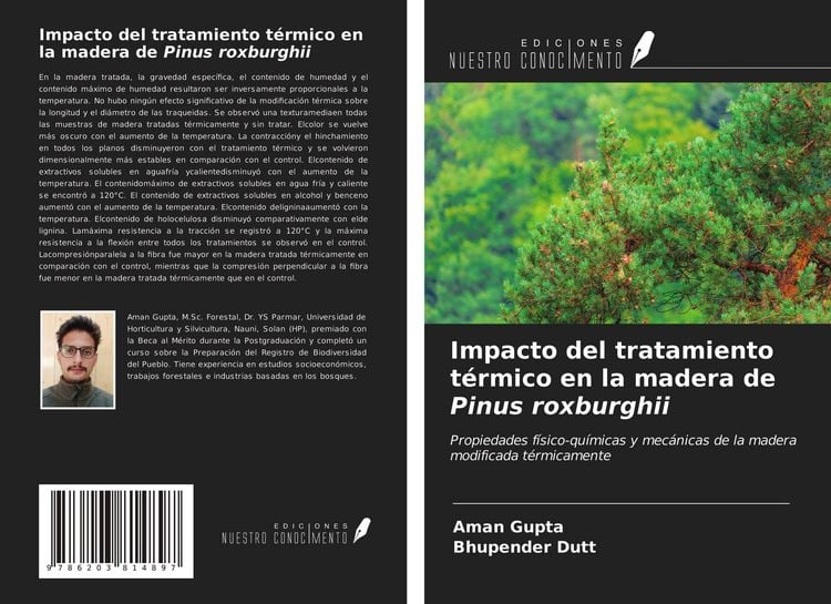 Produktbild: Impacto del tratamiento t&eacute;rmico en la madera de Pinus roxburghii