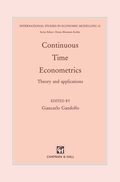 Produktbild: Continuous-Time Econometrics