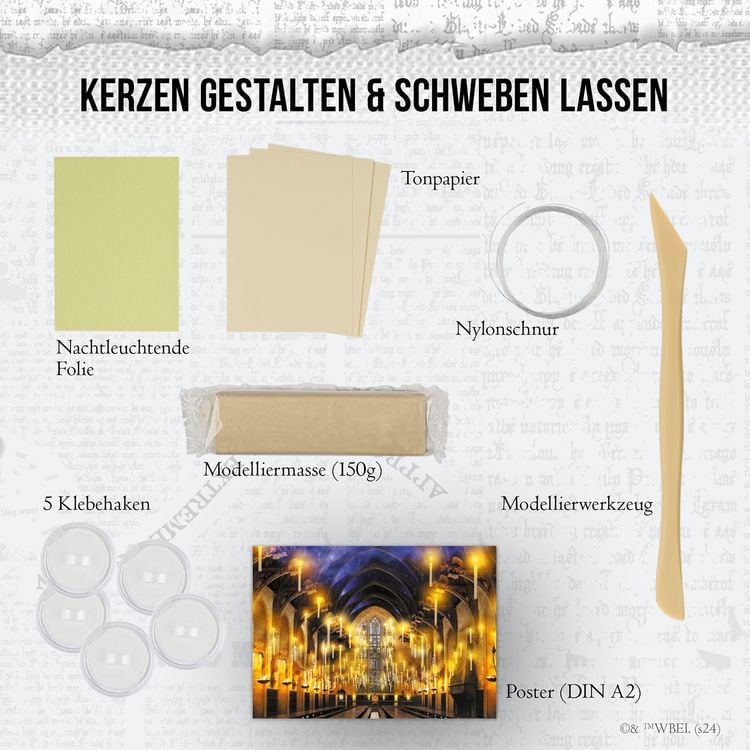 Produktbild: Harry Potter Bastelbox Schwebende Kerzen
