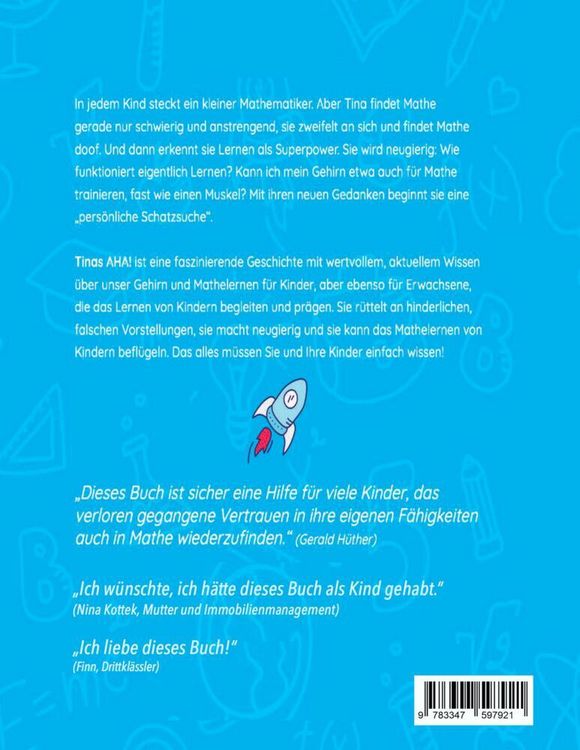 Produktbild: Tinas AHA! Eine Geschichte f&uuml;r Sch&uuml;ler &uuml;ber erfolgreiches Lernen.