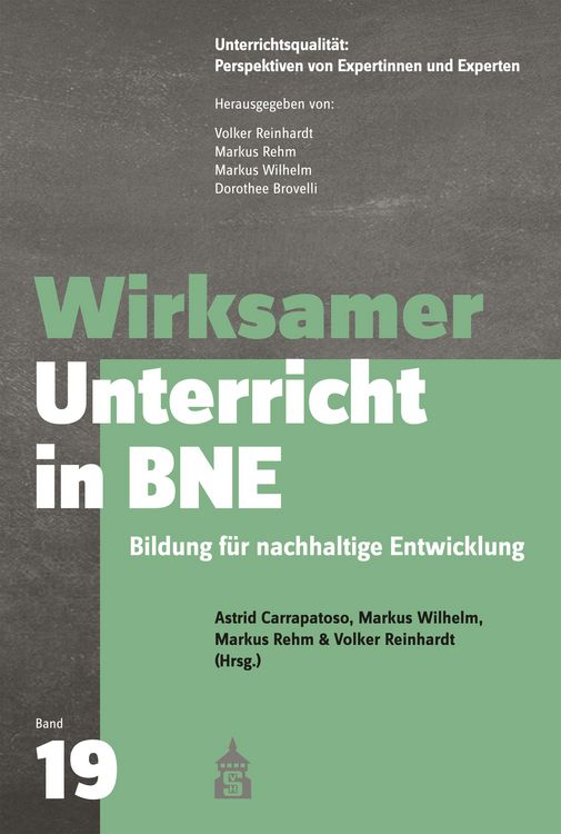 Produktbild: Wirksamer Unterricht in BNE